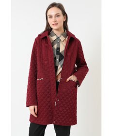 DAKS スウェードキルトコート