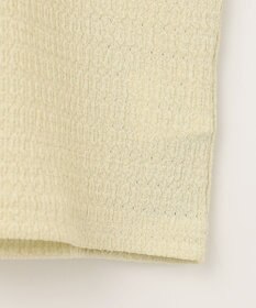 ANY シャーリングランタンスリーブトップス