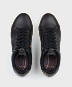 Paul Smith Winter Swirl Lapin ブラックレザー スニーカー