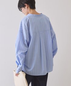 AMERICAN HOLIC 【イージーケア】ストライプVネックシャツ