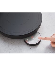 YAMATO テーブル＆キッチン 【レコルト】卓上IHクッキンググリドル  グレー  RIH-1(GY)