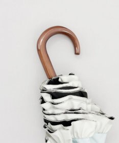 AURORA 【WEB限定】 フリル晴雨兼用傘（折りたたみ・トップフラット）