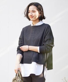 UNFILO 【洗える】イージーケア オーバーシャツ