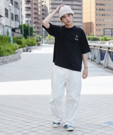 WEGO ヒゲサガラ刺繍Tシャツ