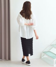 Feroux 【洗える】フリルシャツ ブラウス