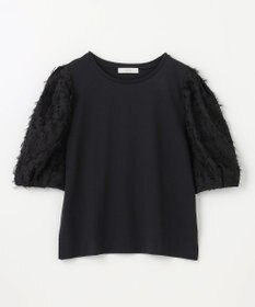 ANY L シルケットスムースジャガードスリーブプルオーバー