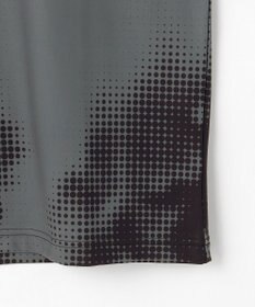 PW CIRCULUS 【裏起毛であたたか】【MEN】Dot camouflage ロングスリーブモックネックT ゴルフ