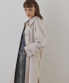 GRACE CONTINENTAL ウールカシミヤリバーコート