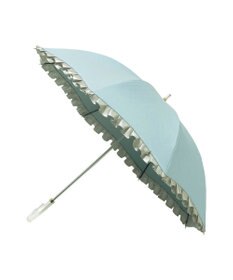 MOONBAT 【一級遮光/晴雨兼用】LANVIN en Bleu (ランバン オン ブルー) 長傘 日傘 シャイニーフリル 遮光 遮熱 UV