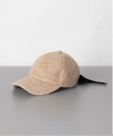 AURORA LANVIN en Bleu ランバン オン ブルー リボン付きボアキャップ