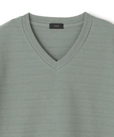 JOSEPH HOMME メランジリップル　Vネックカットソー