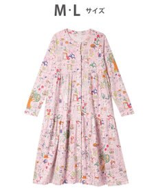 tsumori chisato SLEEP ツモリチサト ルームウエア ワンピース 長袖 綿100%(本体) ロング丈(ふくらはぎ付近) UNX533 /ワコール