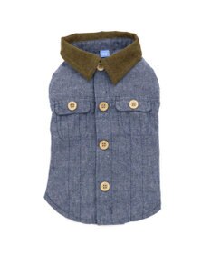 PET PARADISE ペットパラダイス コーデュロイ襟 シャツ 小型犬