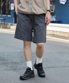 WEGO 【ウエストゴム/紐/速乾/洗濯可/SMLサイズ展開】ナイロンイージーショーツ