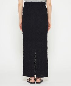 uncrave 【洗濯機洗い可】ストレッチレース スカート（uncrave WHITE）