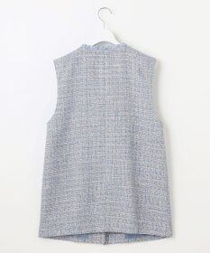 自由区 【カタログ掲載・セットアップ対応】ライトミックスツイード ジレ