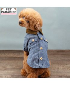 PET PARADISE ペットパラダイス コーデュロイ襟 シャツ 小型犬