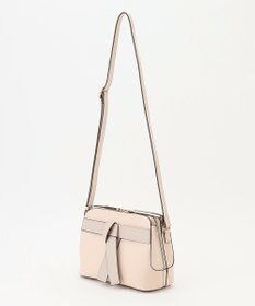 LA BAGAGERIE 【maison vert】 【超軽量・多収納】バイカラーリボンショルダーバッグ