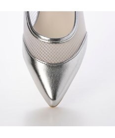 MODE ET JACOMO <carino>【レイン対応】メッシュポインテッドトゥパンプス