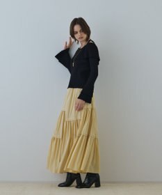 GRACE CONTINENTAL ティアードロングスカート