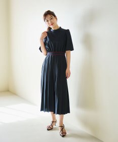 #Newans 〈花乃まりあさんコラボ〉ワイドプリーツワンピース