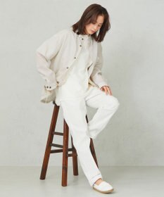 JOSEPH ABBOUD MOUNTAIN 【SPACE／UNISEX】オーガニックコットンリネンドライサッカー シャツ