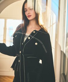 GRACE CONTINENTAL ニットワークジャケット