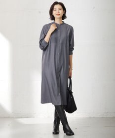 J.PRESS LADIES S 【洗える】50/2 T/Rウォッシャブルギャバ ワンピース
