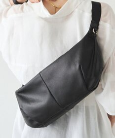 russet ソフトレザーバナナボディバッグ(CE-1695)