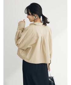 Green Parks ショート丈ワイドシャツ