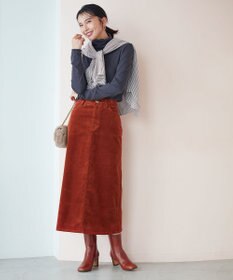 23区 L 【洗える】スムージーコットン シアー ニット