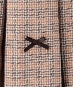 ANY KIDS リボン×チェック プリーツスカパン