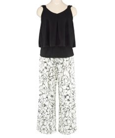 San-ai Resort（三愛水着楽園） ロングパンツセット　9M・11L　【Coral veil（コーラルヴェール）】