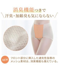 BRADELIS New York 【BRADELIS NewYork peace】綿混楽々dailyソフトショーツ23 接触冷感 吸汗速乾 サラッと快適な補正ショーツ