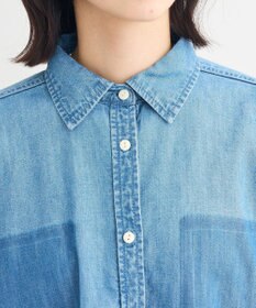 Green Parks ショート丈デニムシャツ