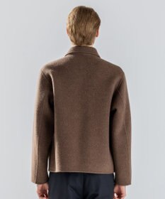 JOSEPH HOMME 【新素材】ウールキャメルリバー　ジップアップブルゾン