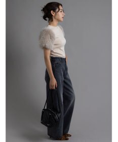 Te chichi スリーブファーニットプルオーバー《2025Autumn catalog item》