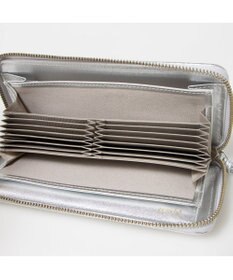 UNBILLION ペルケ perche / レザーメッシュ・ジャバラカード長財布