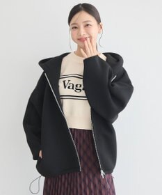 earth music&ecology フーディーダンボールジップブルゾン