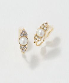 Phoebe 〈痛くないシリーズ/金属アレルギー対応〉クイーンパールビジューライトフィットイヤリング/ニッケルフリー