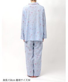 Wing パジャマ 綿100%(本体) 楊柳素材 高島ちぢみ（R） 長袖 長ズボン レディース EP8042 ウイング／ワコール