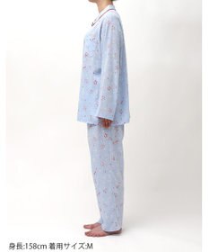 Wing パジャマ 綿100%(本体) 楊柳素材 高島ちぢみ（R） 長袖 長ズボン レディース EP8042 ウイング／ワコール