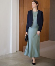 23区 【APPLAUDIR】ガラスパール チェーンコンビ ネックレス