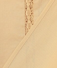 23区 【SLOW/洗える】コットンローン トーションレース ブラウス