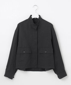 23区 【SLOW/一部店舗限定】ウォッシュドピーチタフタ ブルゾン