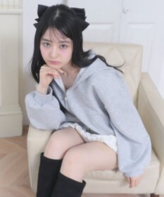 WEGO ダンボールレースパーカー