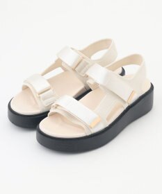 steppi 【洗える】厚底 ストラップサンダル