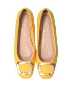 Bridget Birkin 【Bridget Birkin】スクエアバックルフラットシューズ