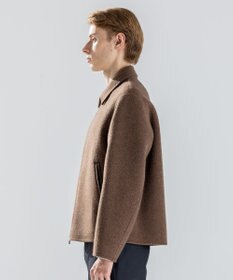 JOSEPH HOMME 【新素材】ウールキャメルリバー　ジップアップブルゾン