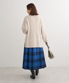 Green Parks 洗えるボトルネックリブニットプルオーバー